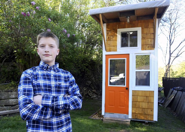 13YearOld Boy Built His Very Own Tiny House & Only Spent 1,500