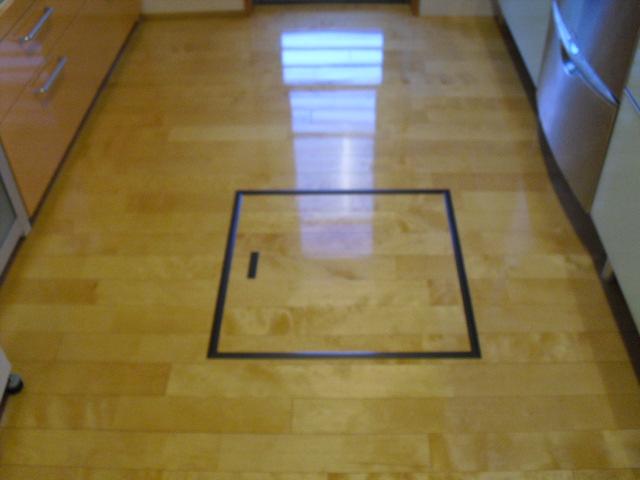 キッチン床　後