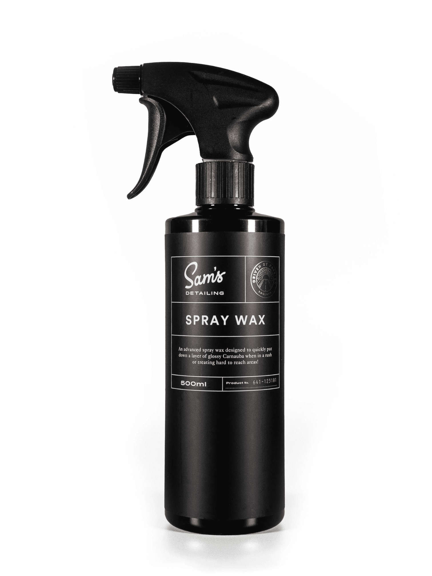 Sam's Detailing Spray Wax 500ML Exterior, Valeting Supplies