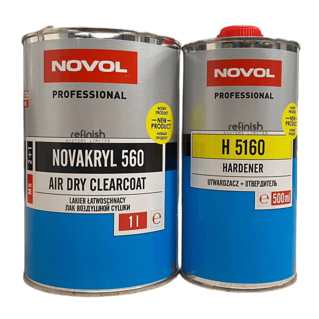 Novol Novakryl 560 Air Dry Lacquer Kit Refinish Systems