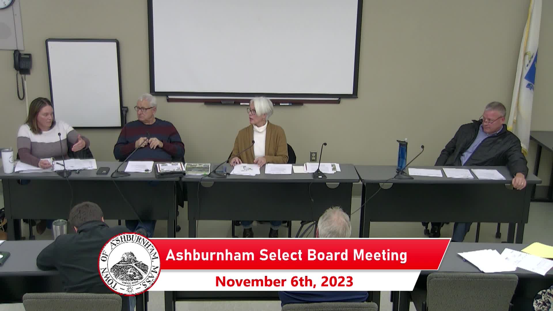 Ashburnham Select Board Meeting 11062023