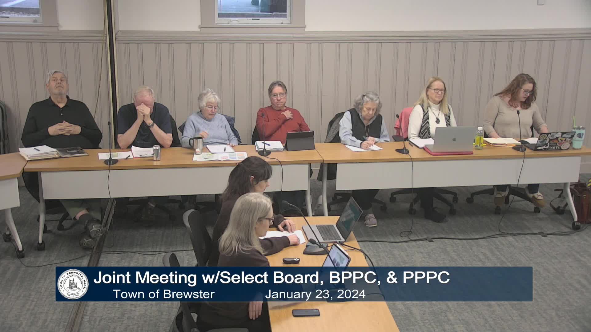 Joint Select Board, Bay and Pond Property Planning Committees 1232024