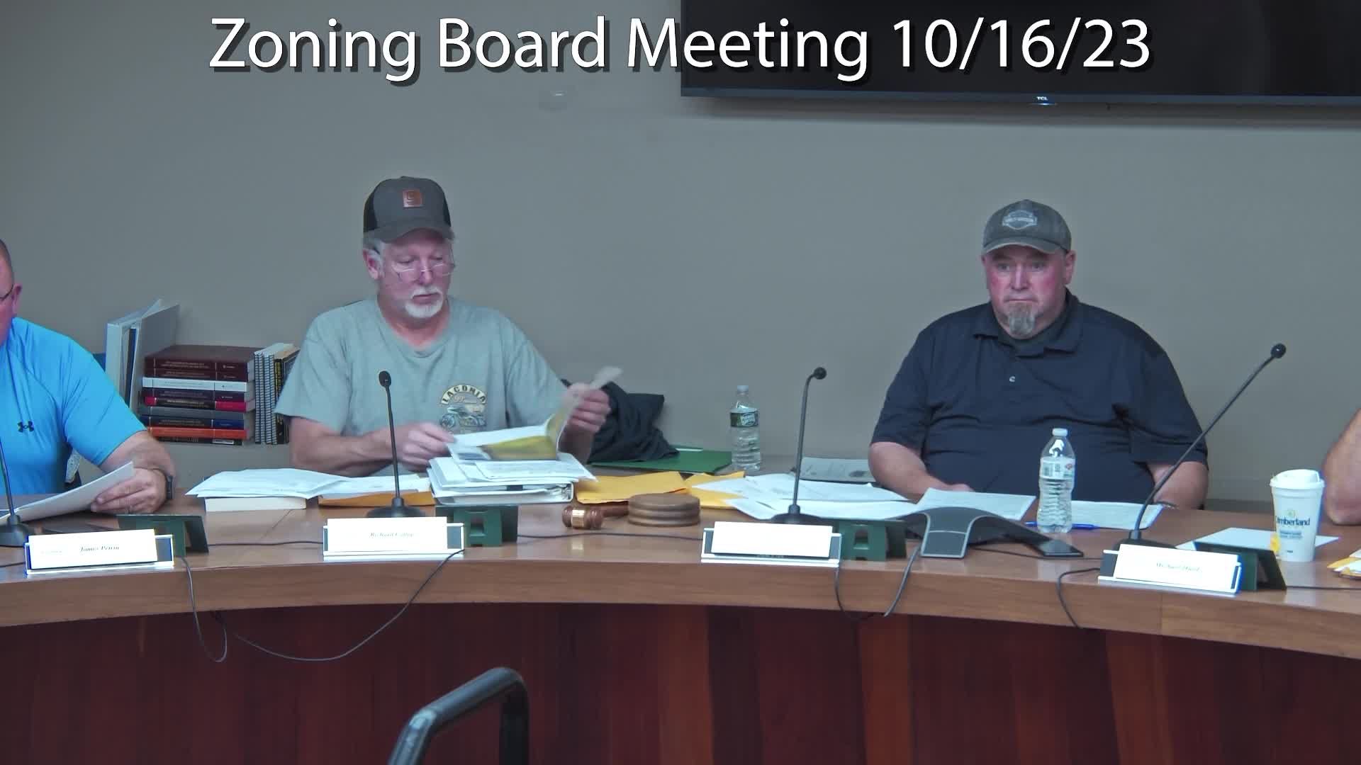 Zoning Board 10/16/23