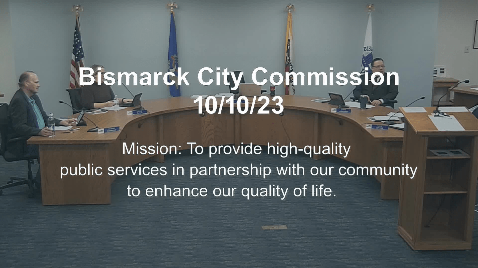 Bismarck City Commission Replay 10/10/23