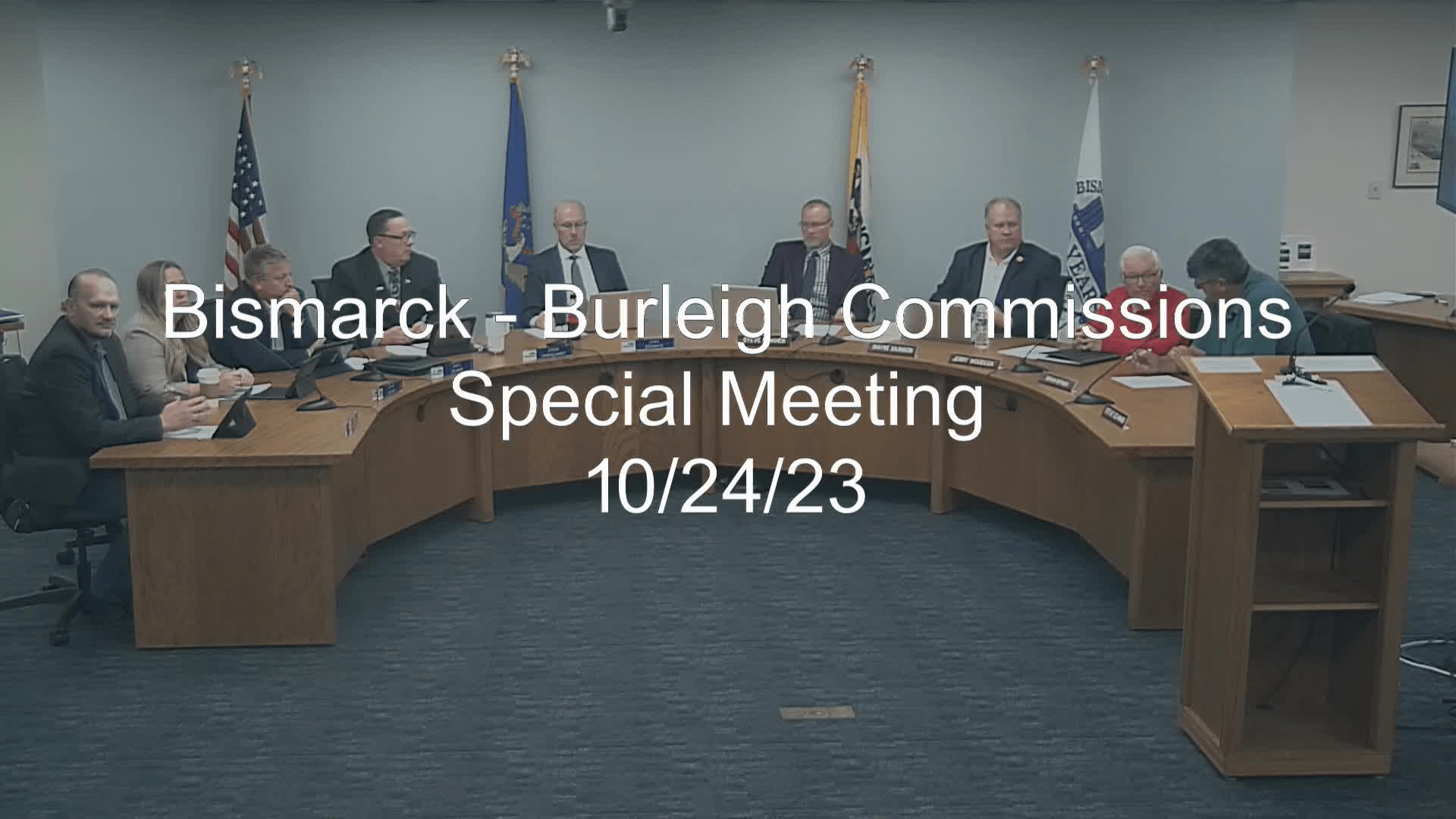 Bismarck City & Burleigh County Commissions Combined Mtg Replay 10/24/23