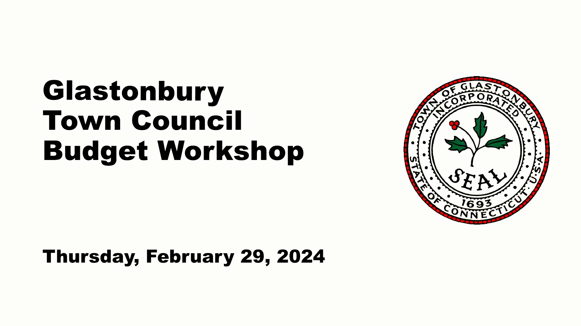 Town Council 2/29/2024