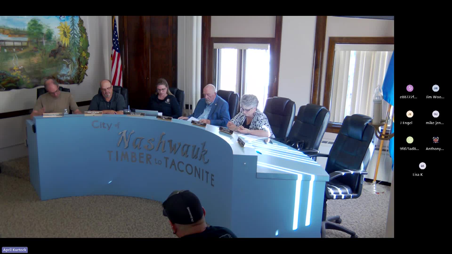 Nashwauk City Council 06252024