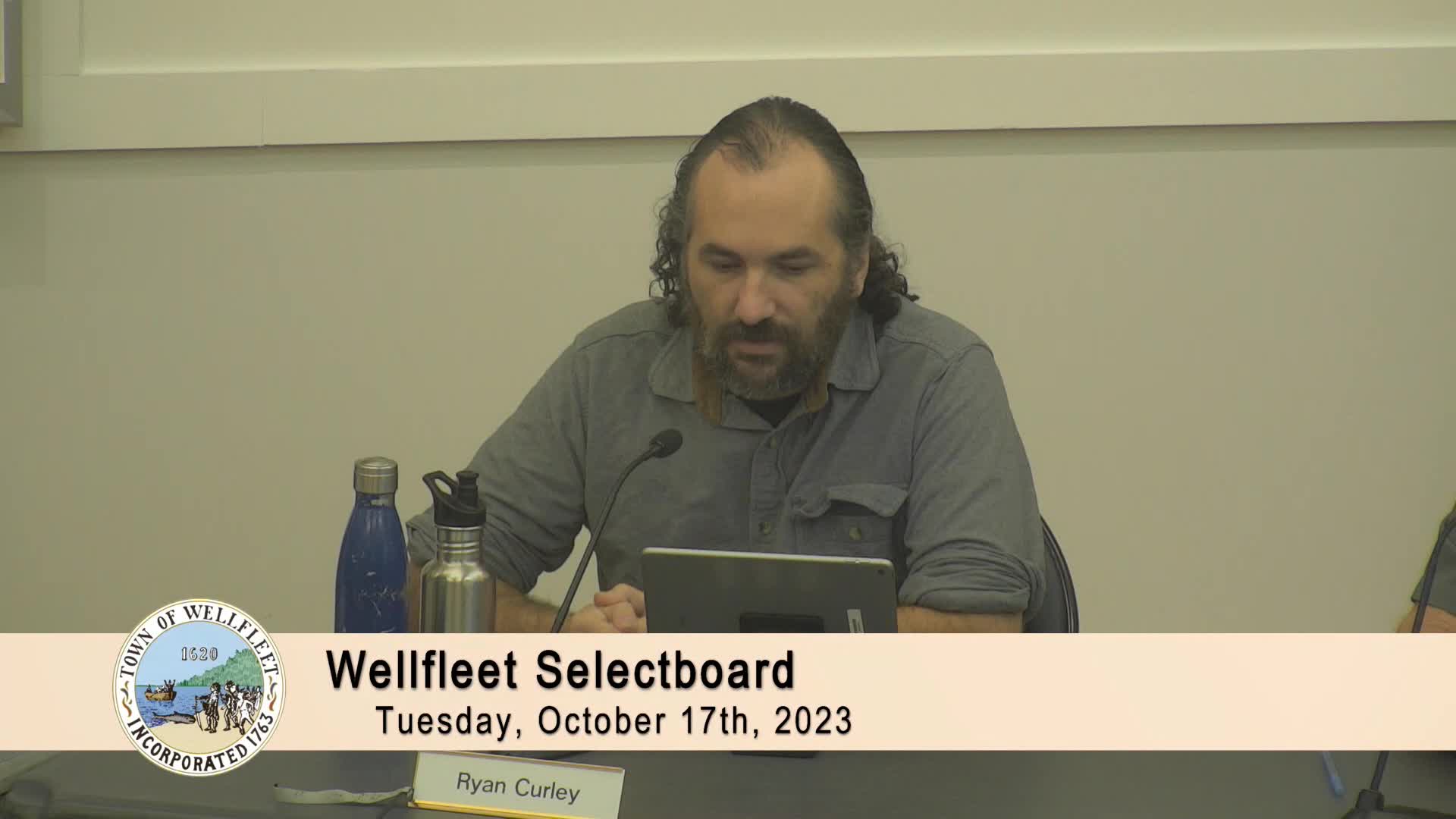 Wellfleet Select Board 10172023