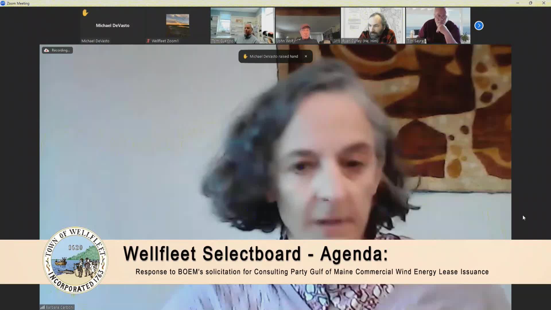 Wellfleet Select Board 4262024