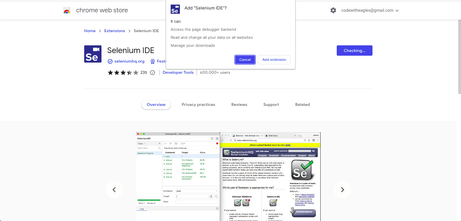 Crossbrowser testing using Selenium IDE Reflect