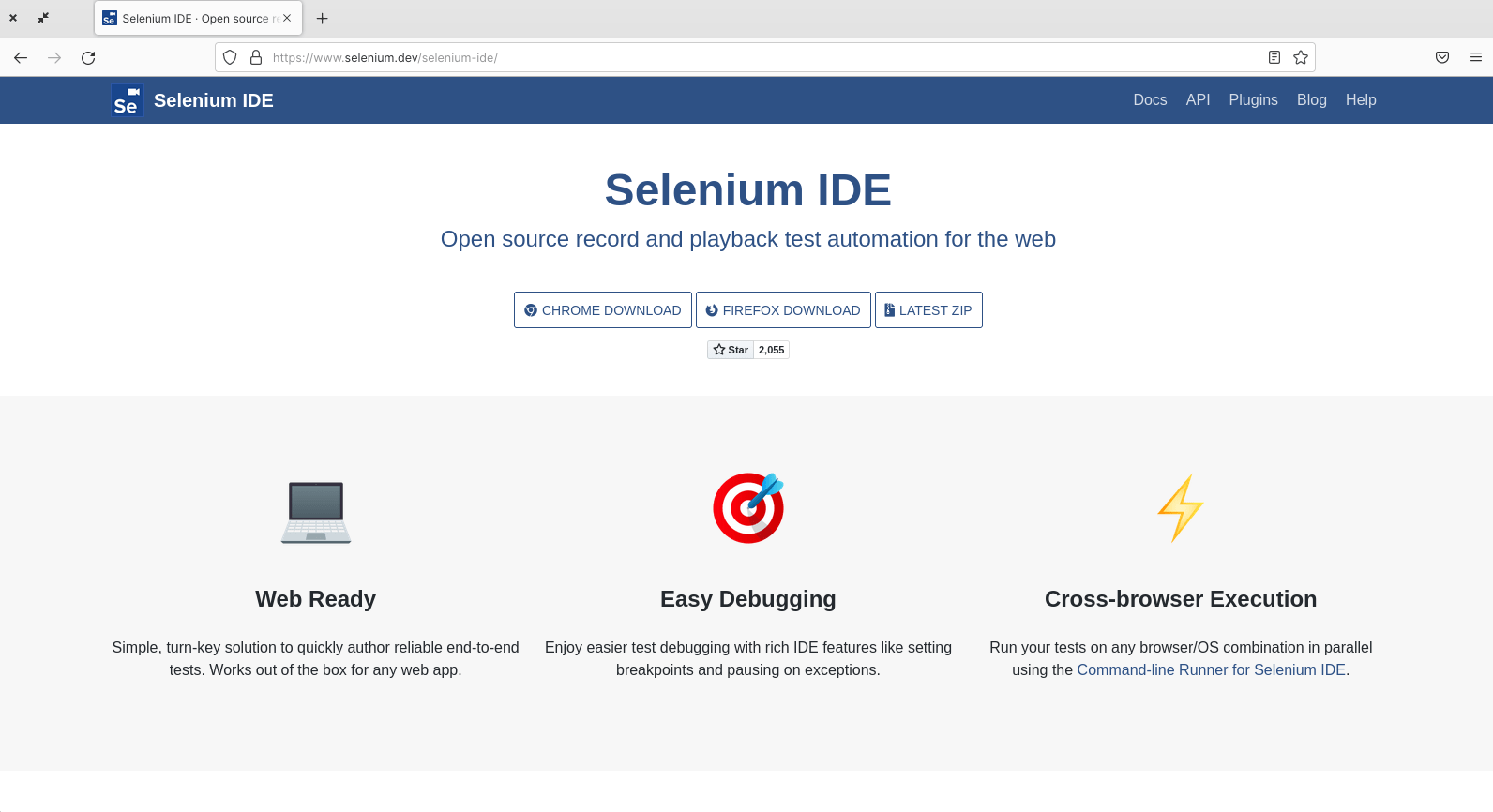 Crossbrowser testing using Selenium IDE Reflect