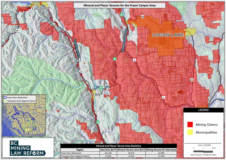 Gold In Bc Map Maps - Bc Mining Law Reform