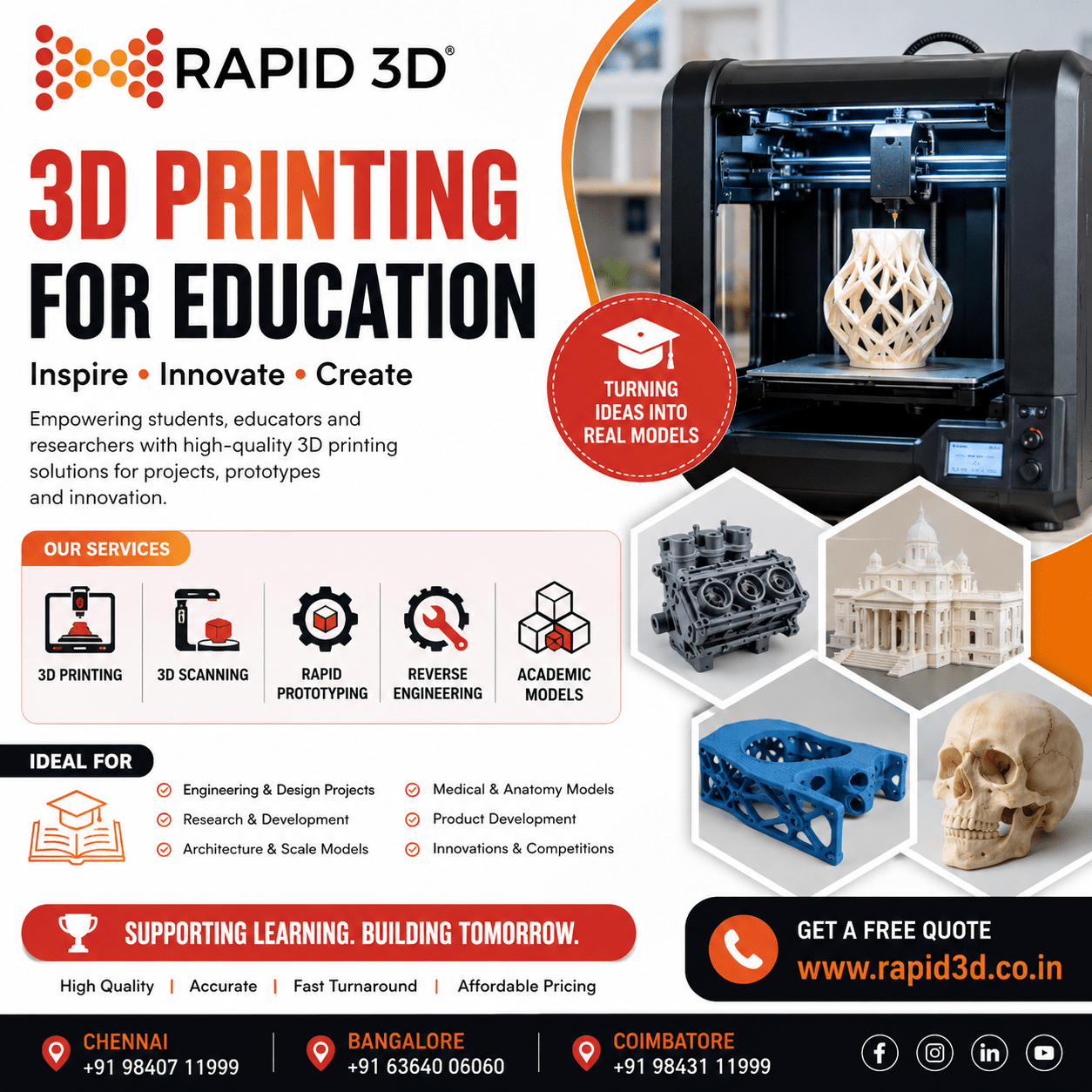 LEADING 3D PRINTING IN INDIA