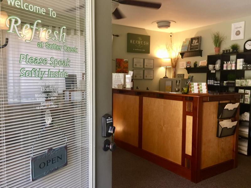 Refresh at Sutter Creek Refresh is a charming boutique day spa with a