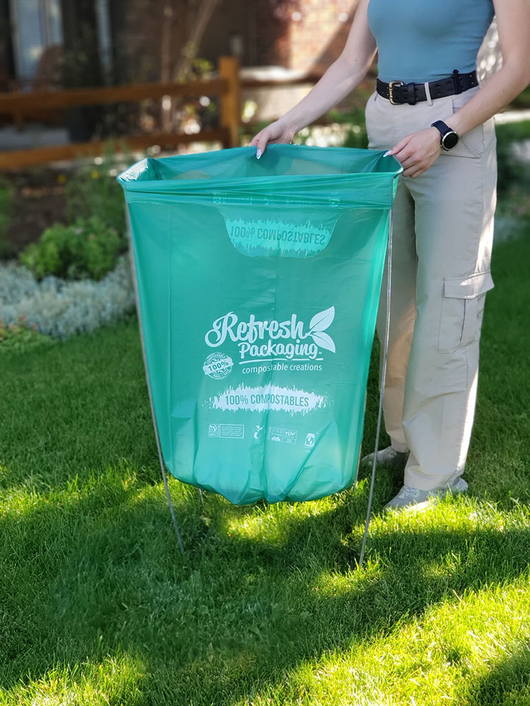 Extra Large Compostable Garbage Bags Refresh Packaging