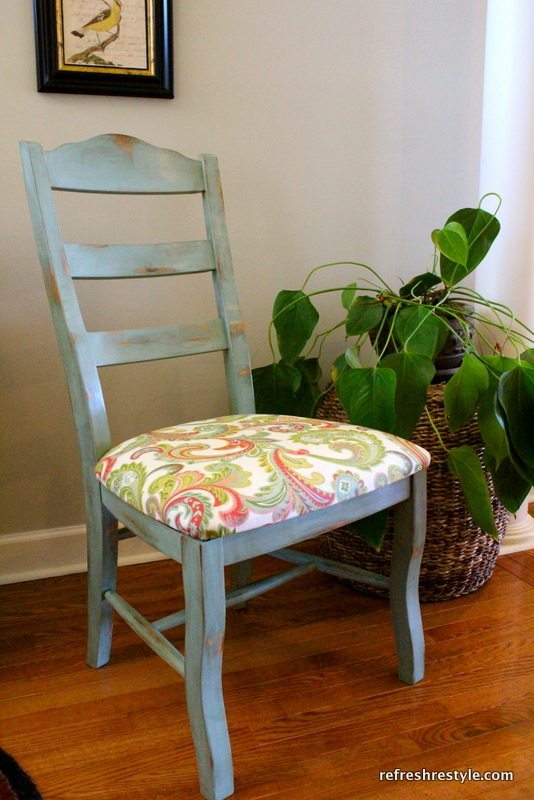 Makeover {Chairno arms} Refresh Restyle