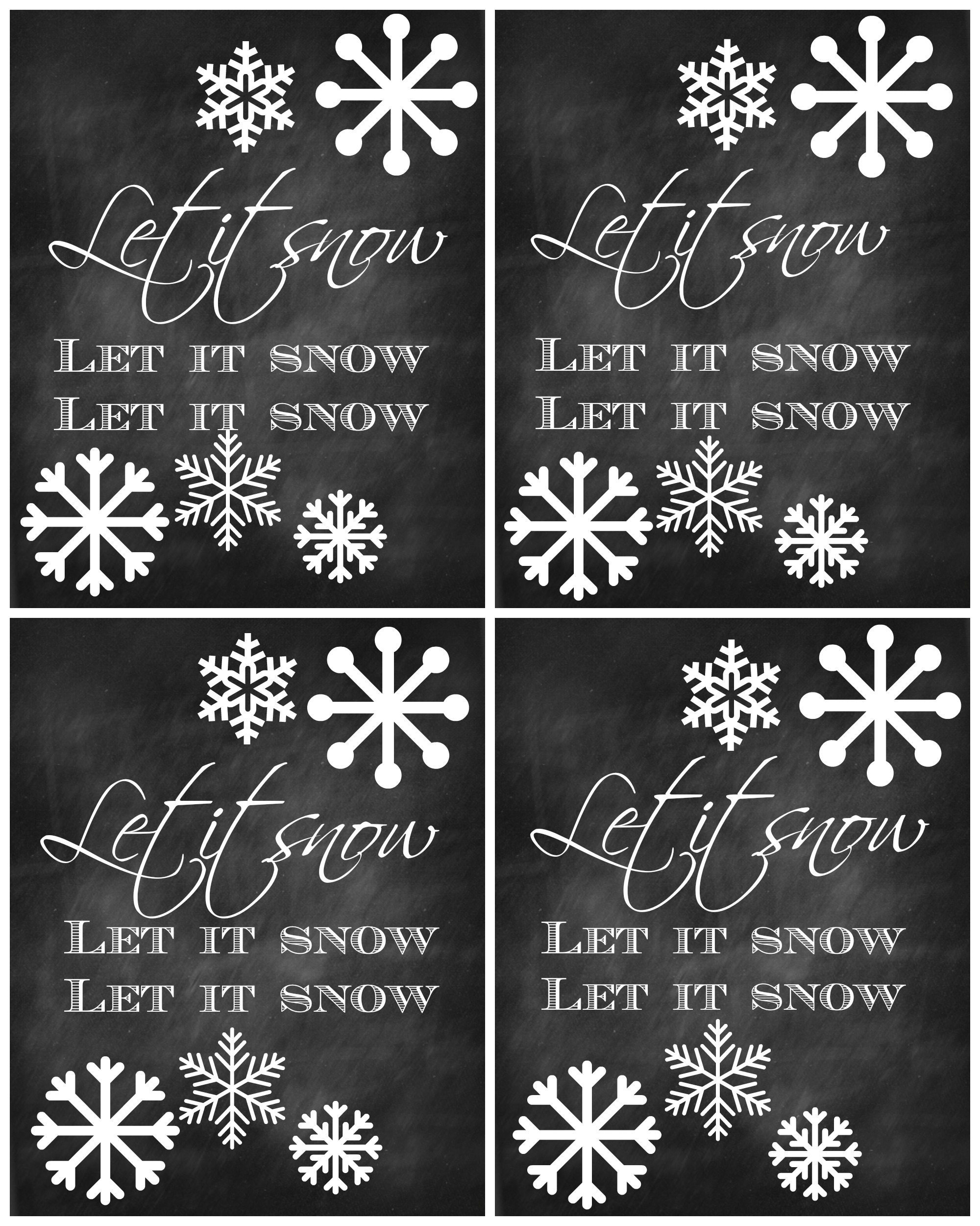 Chalkboard Printables (Free)