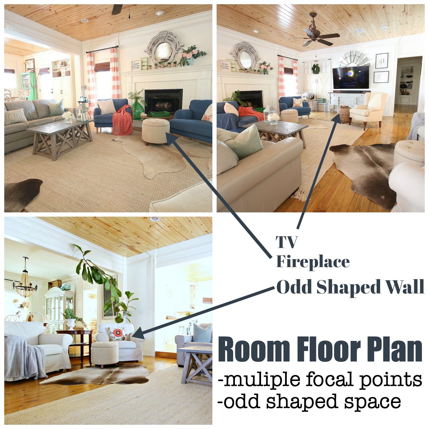 Open Floor Plan Unique Shape Refresh Restyle