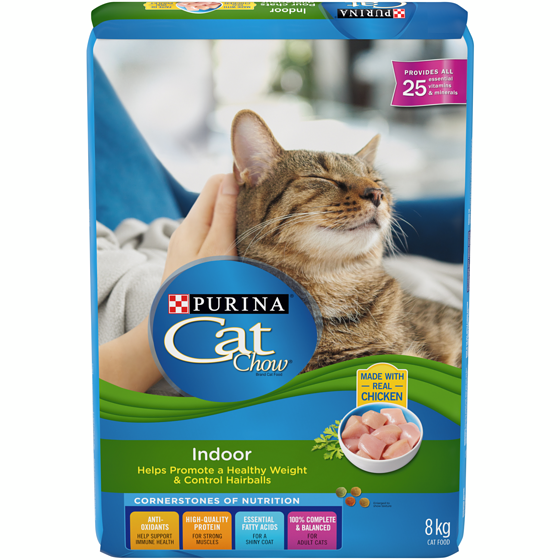 Purina,Indoor Cat Food with Real Chicken, Dry Cat Food Refresh Store