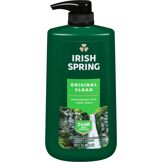 Irish Spring Original Clean Body Wash for Men Refresh Store