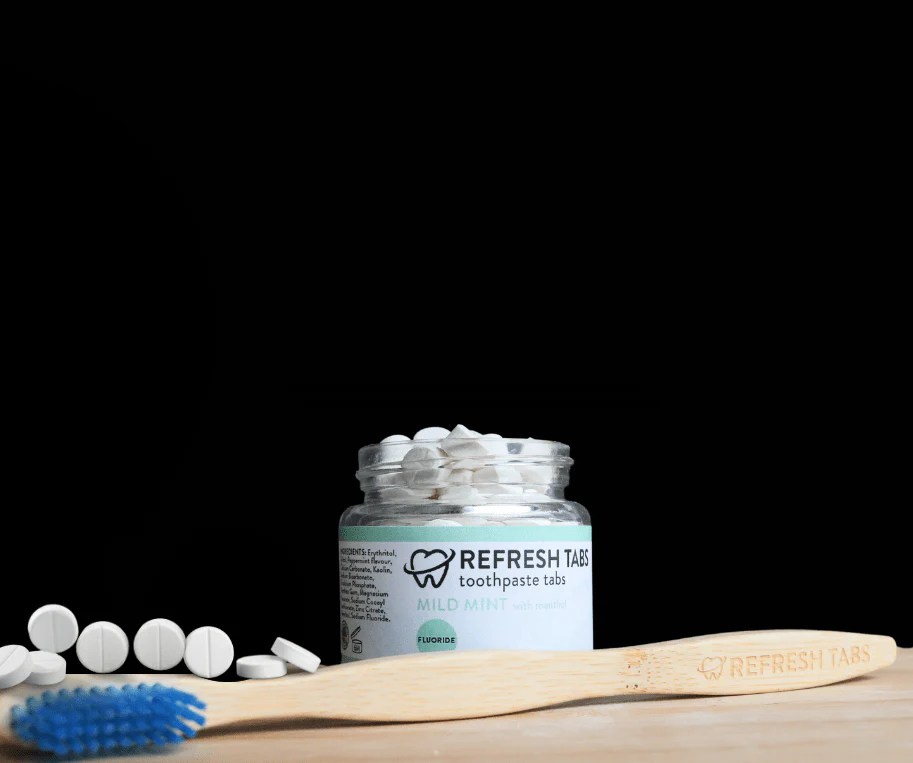 Mild Mint Refresh Tabs Toothpaste Tablets Australia Refresh Tabs