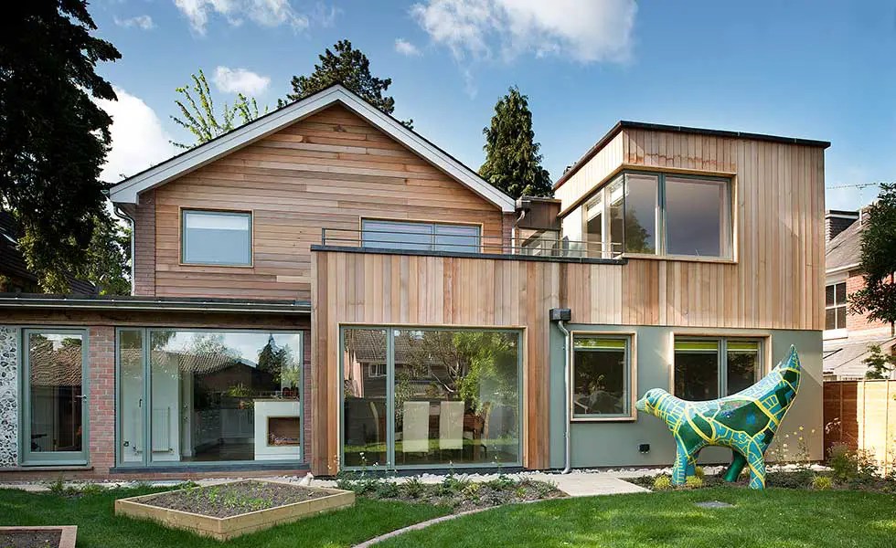 Timber frame extension costs UK // Oak or wood framed extension costs