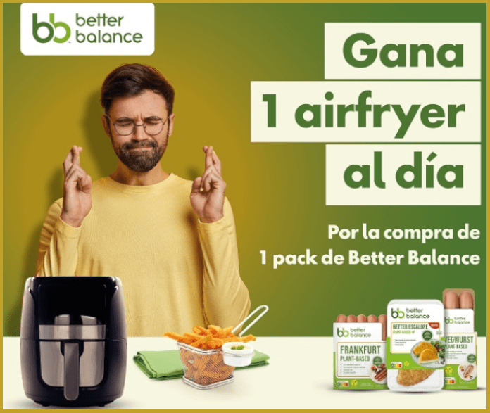 Better Balance sortea 20 freidoras de aire (Alimerka) Regalos y