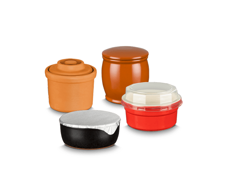 REGAS Ceramic Food Containers and Ceramic Packagings
