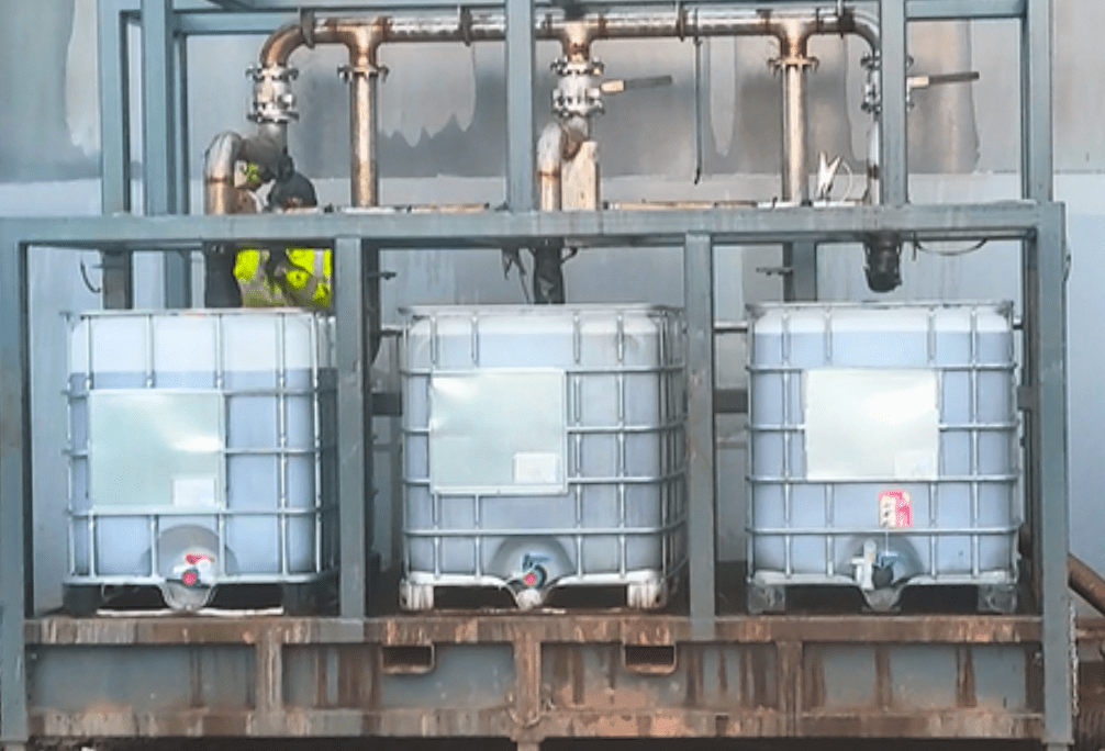 Black Oil Tank Clean ReGen Robotics