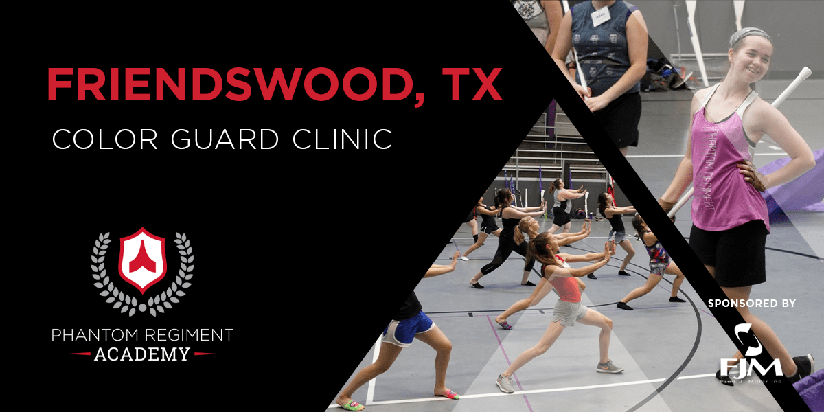 INPERSON! Color Guard Clinic Houston Area Phantom Regiment