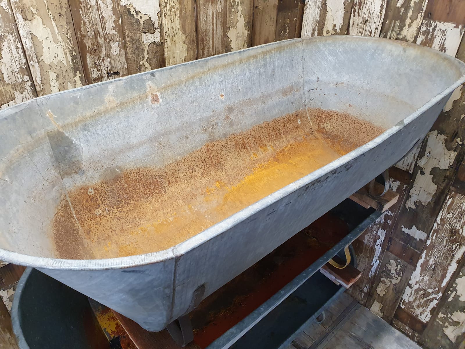 Vintage Galvanised Baths