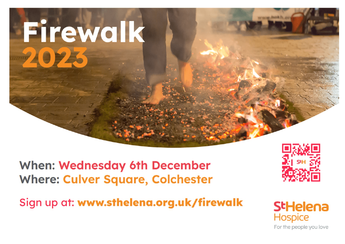 Firewalk St Helena Hospice