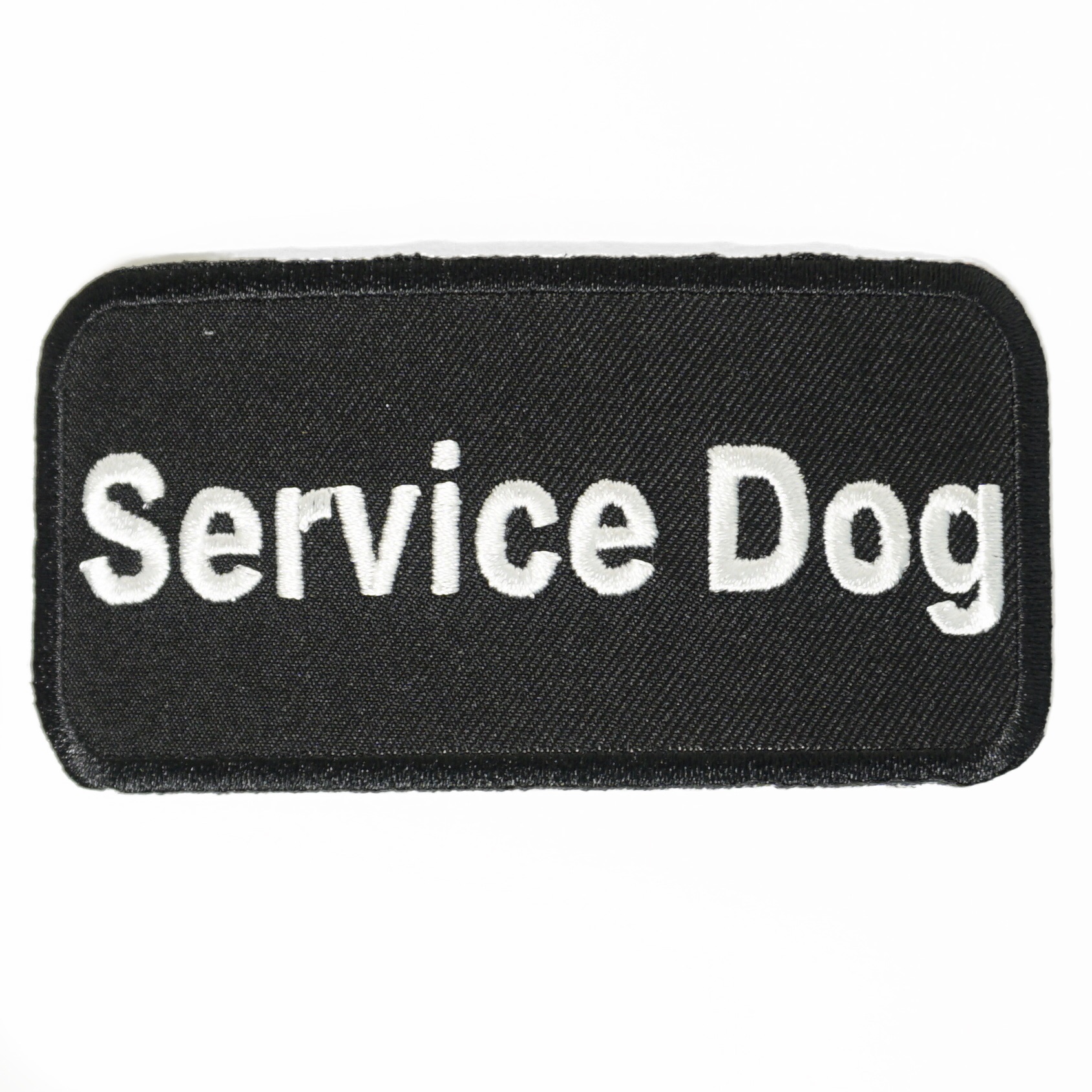 Black Service Dog Patch (2 Sizes) Register My Service Animal