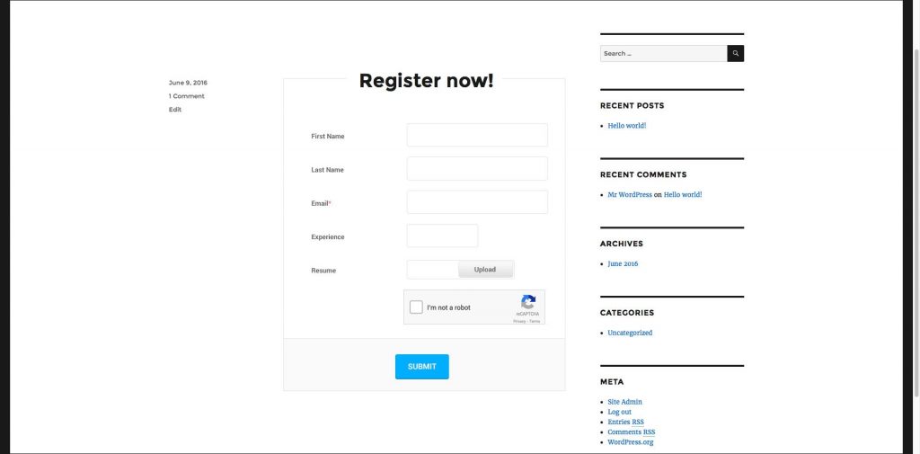 How to register user on WordPress site (with or without account