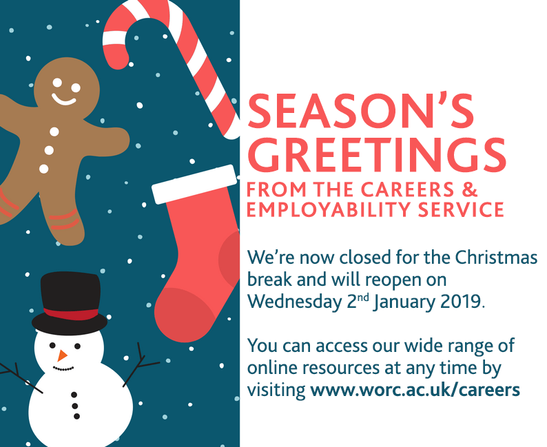Season’s Greetings from Careers & Employability firstpoint