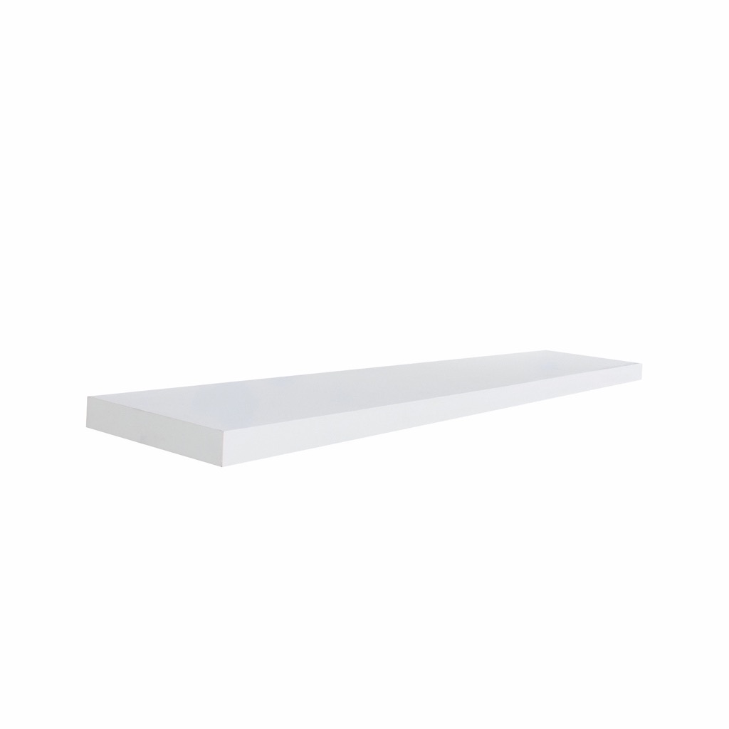 Floating Shelf (120cm Plank White) The Registry by Kootis