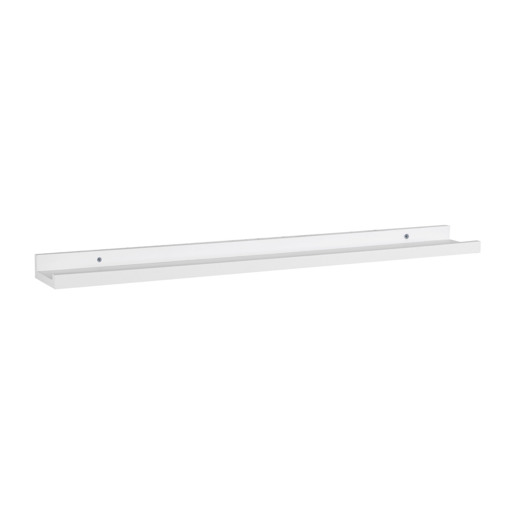 Floating Shelf with Lip (80cm White) The Registry by Kootis