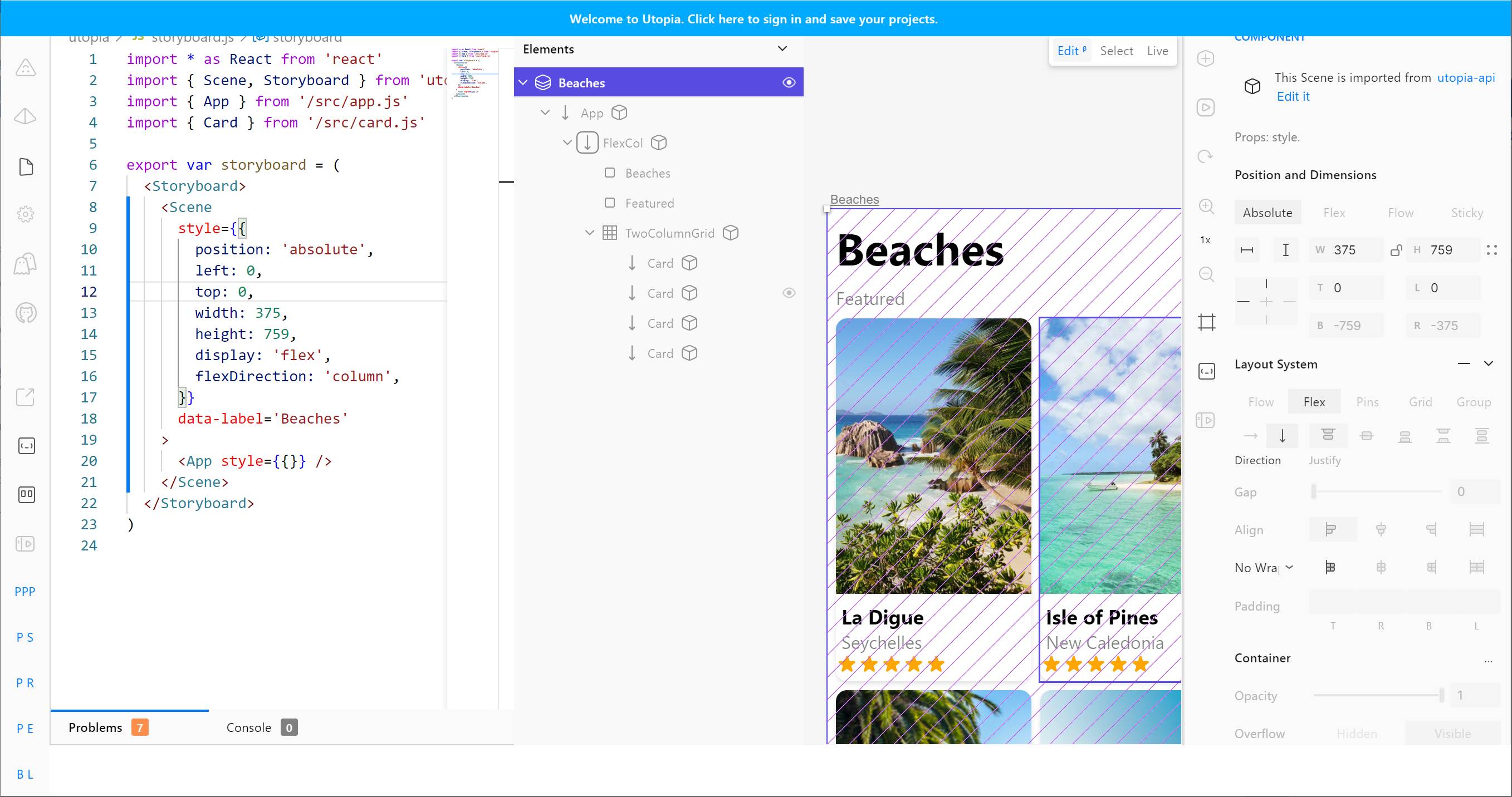 Utopia? Echoes of Delphi and Dreamweaver in new visual editor for React
