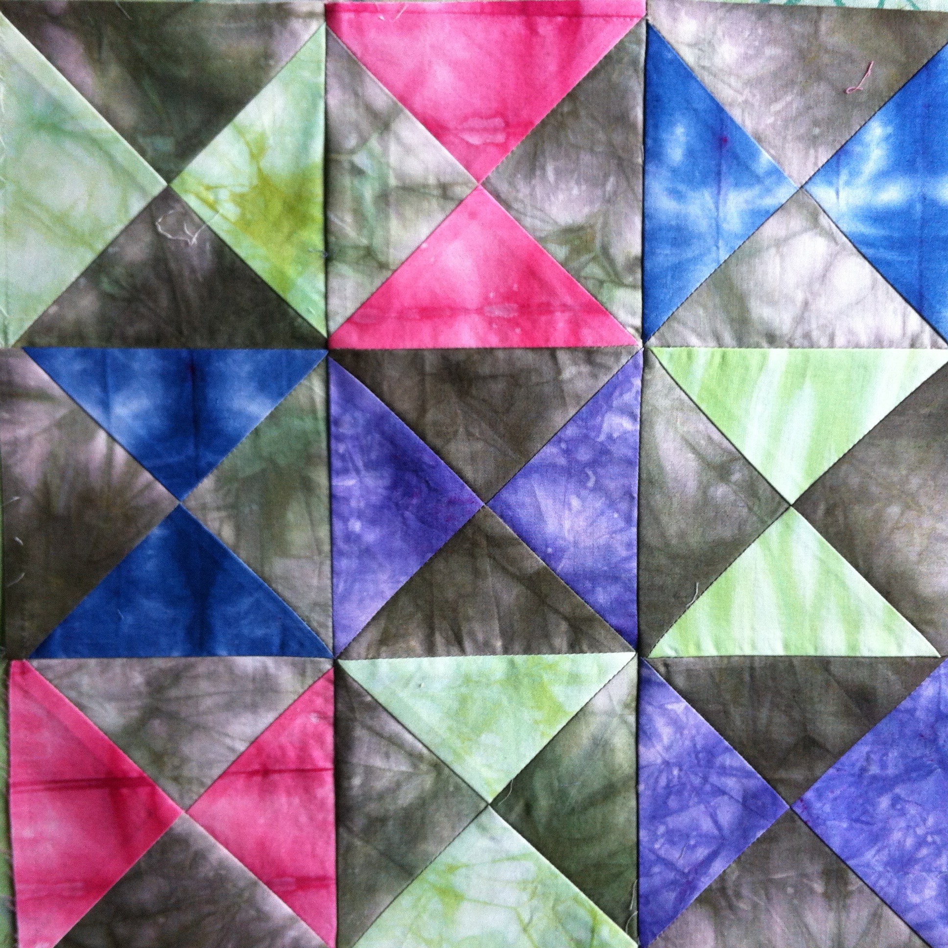 Yoga quilt block 10 bowties Regroovenating