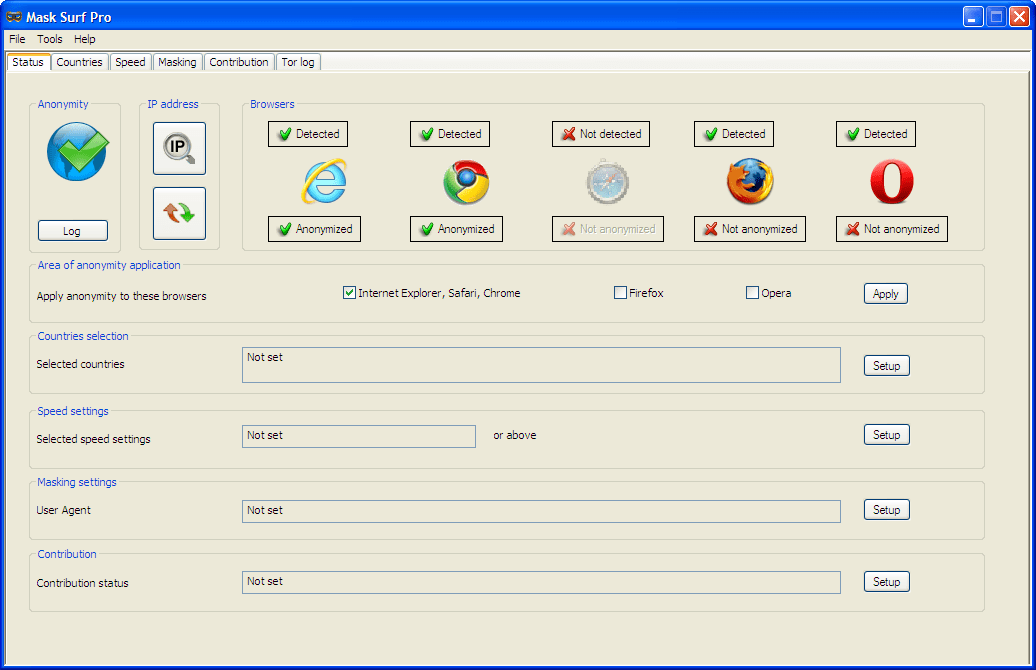 Mask Surf Pro « Mask Surf Pro « Privacy Tools « System Software Research