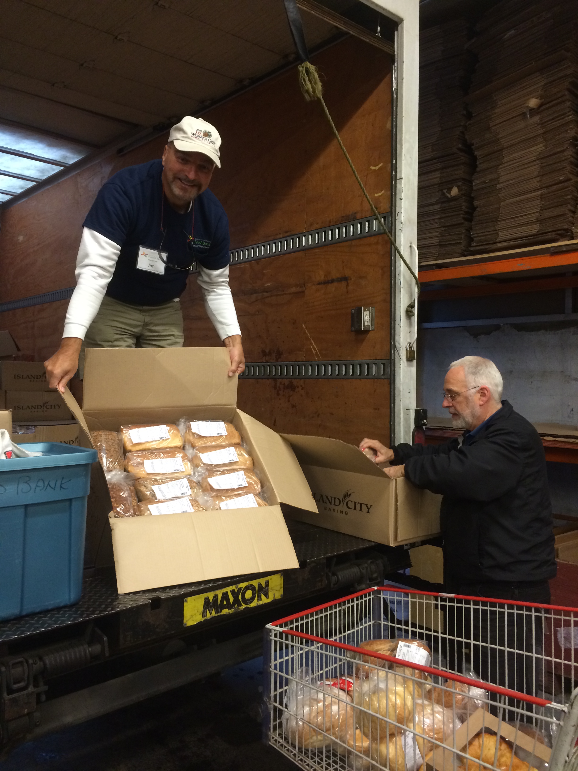 An American in Kelowna Lots of Buzz at the Kelowna Community Food Bank