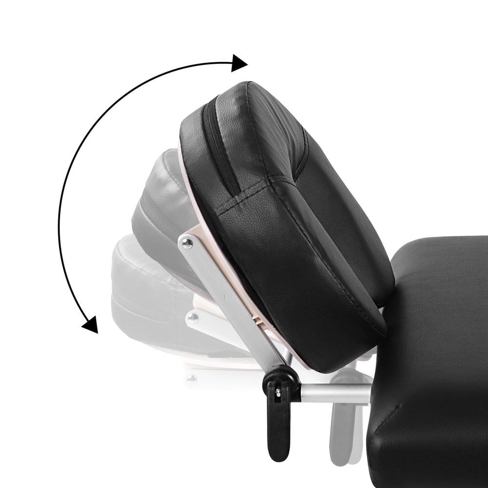 Lightweight Portable Massage Bed / 75cm / 15kg / Incline / Black