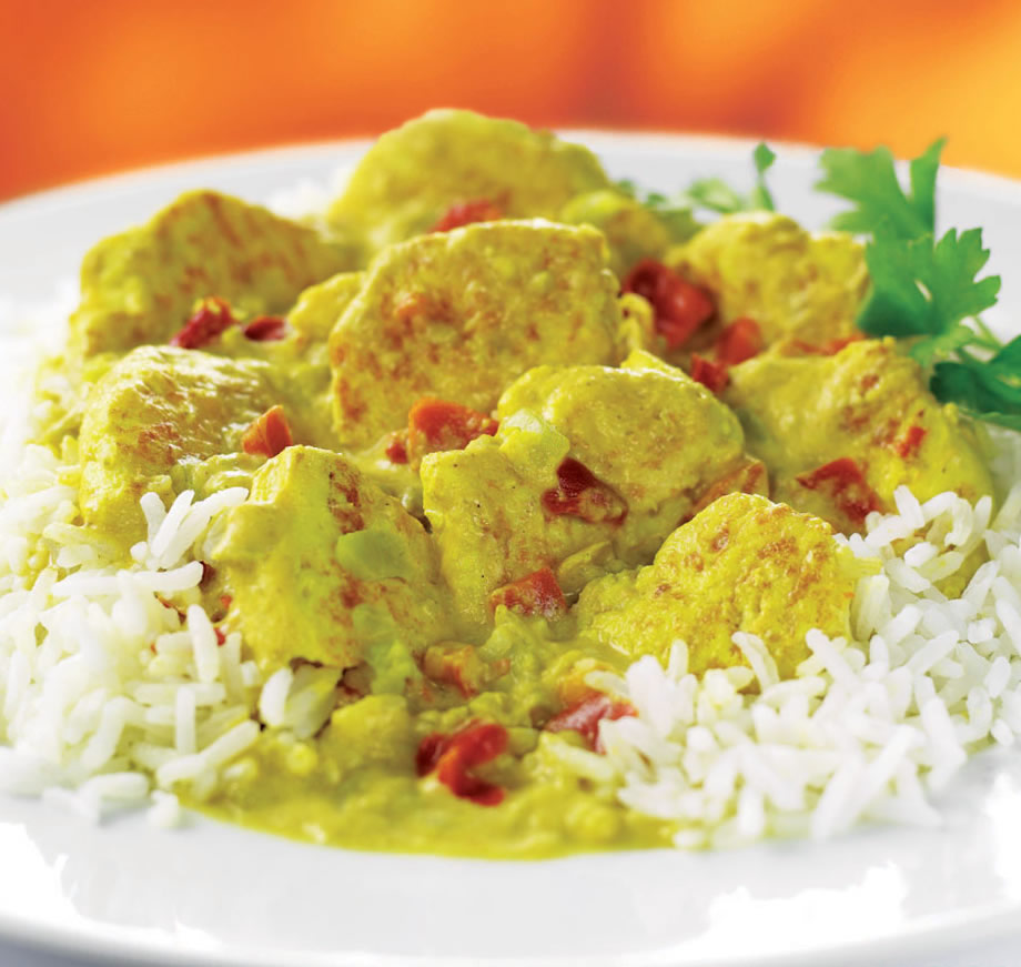 Curry Huhn mit Reis rehmeier.de