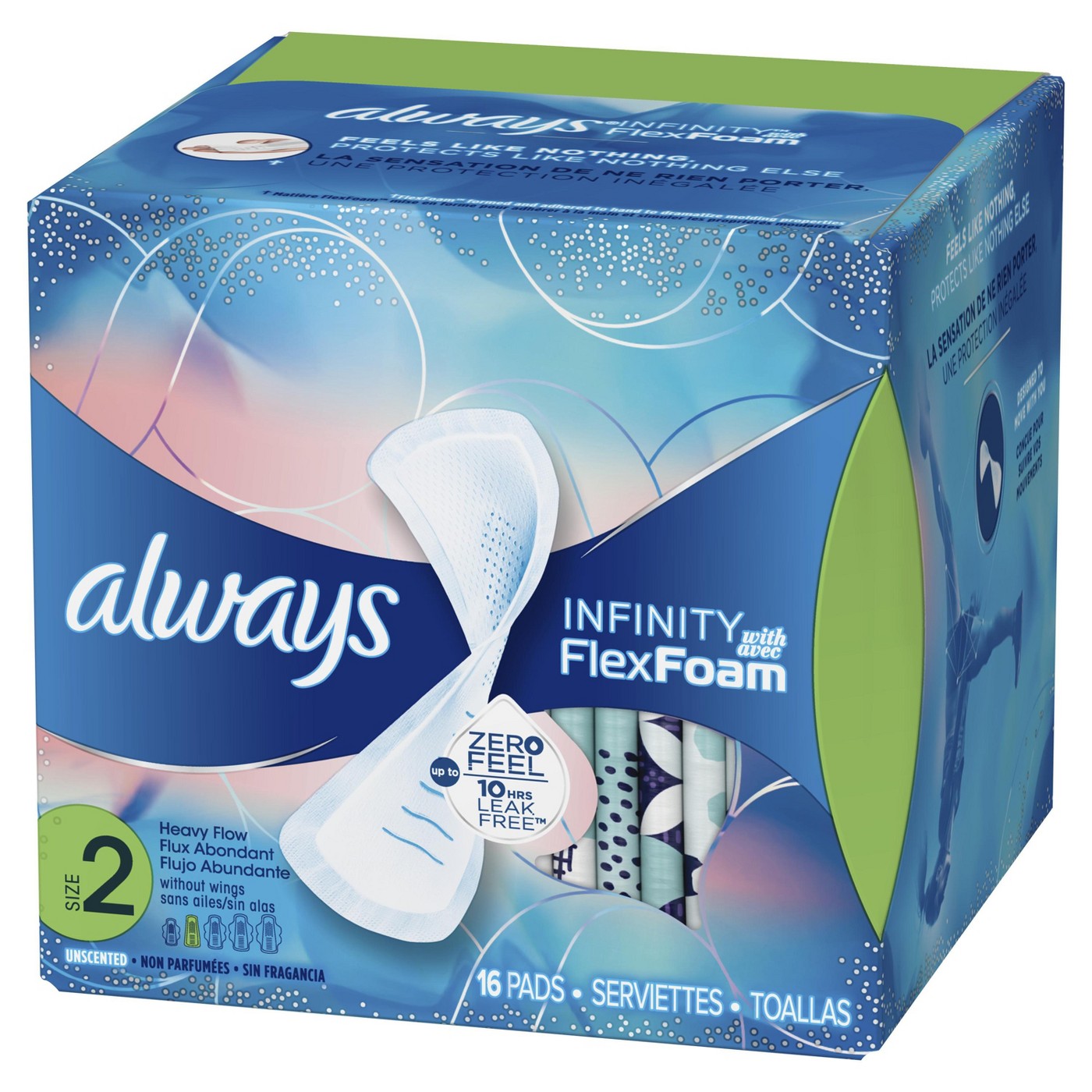 Always infinity with avec flex foam 16 ct