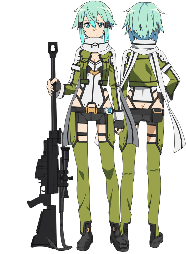 Sinon from Sword Art Online 2