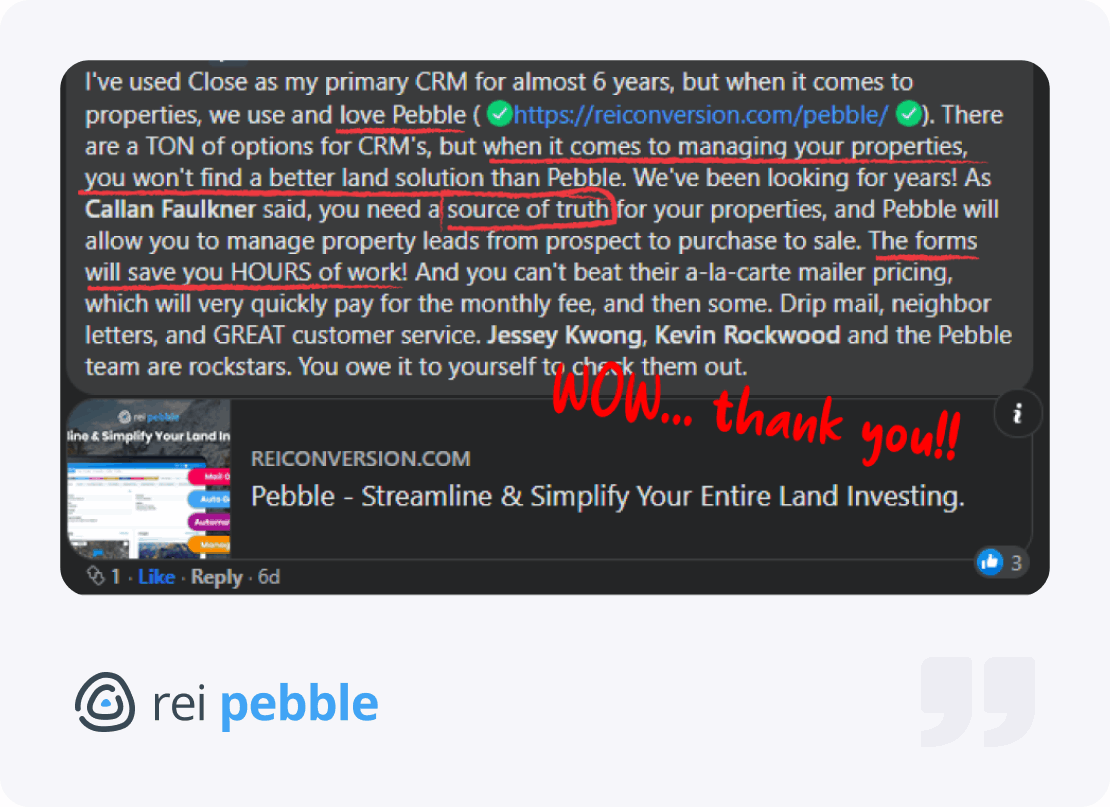 REI Conversion Customer Testimonials REI Conversion