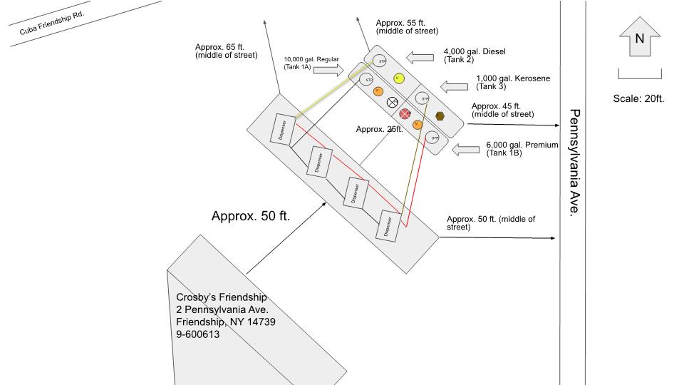 Crosby’s Locations Site Maps