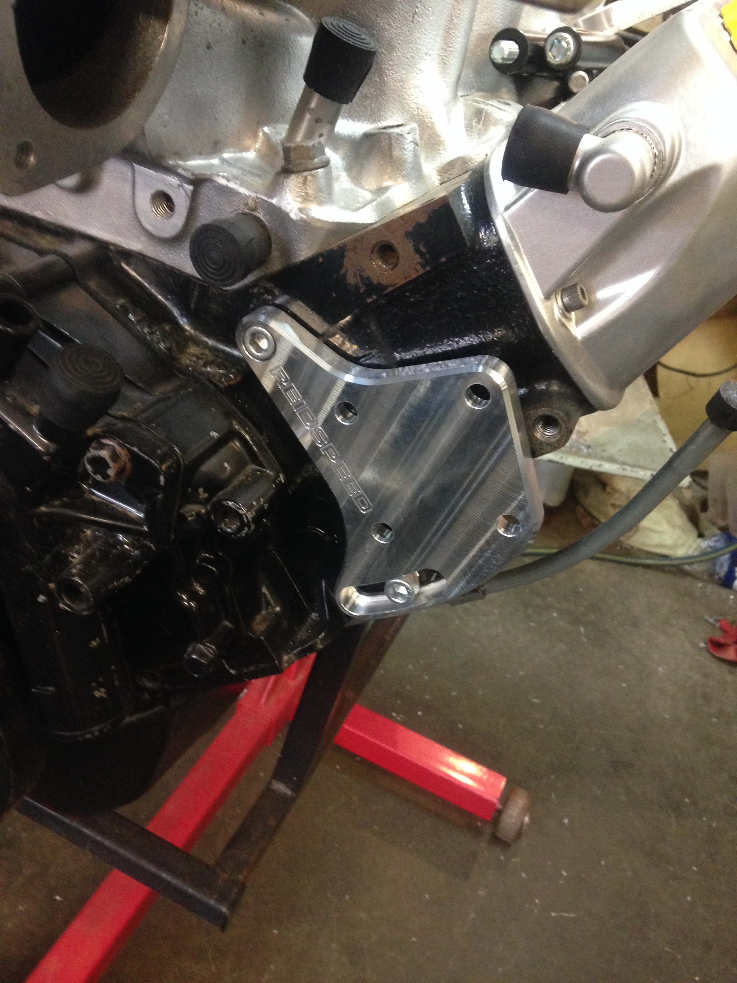 Reidspeed » VACUUM PUMP BRACKET TO SUIT HOLDEN V8 PASSENGER SIDE MOROSO