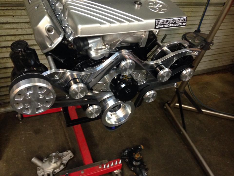 Reidspeed » HOLDEN V8 SERPENTINE PULLEY SYSTEM ALTERNATOR AND