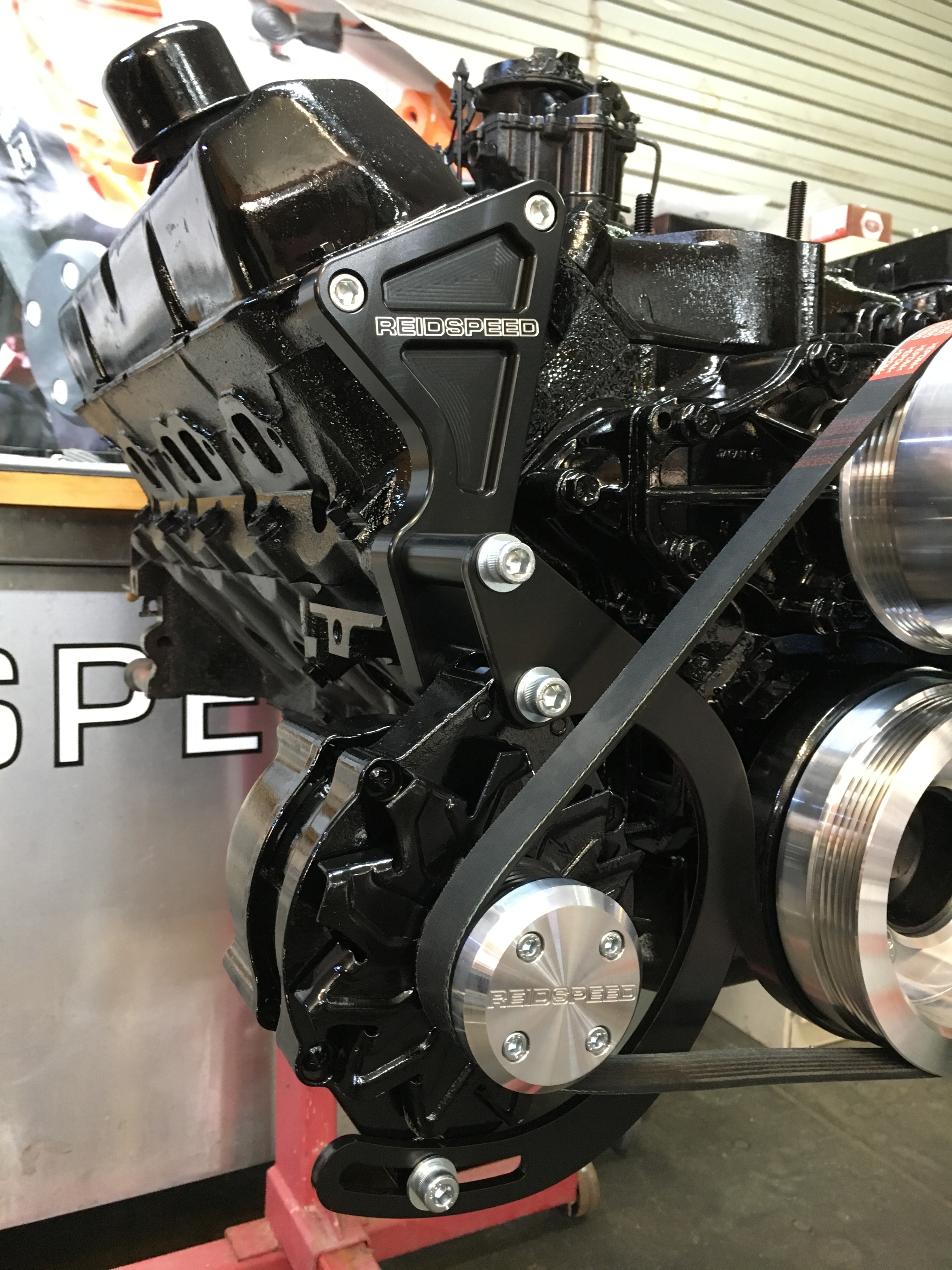 Reidspeed » HOLDEN V8 DRIVERS SIDE LOW MOUNT ALTERNATOR BRACKET BLACK